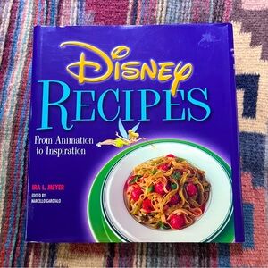 Disney Recipes Hardcover Cookbook from Animation to Inspiration